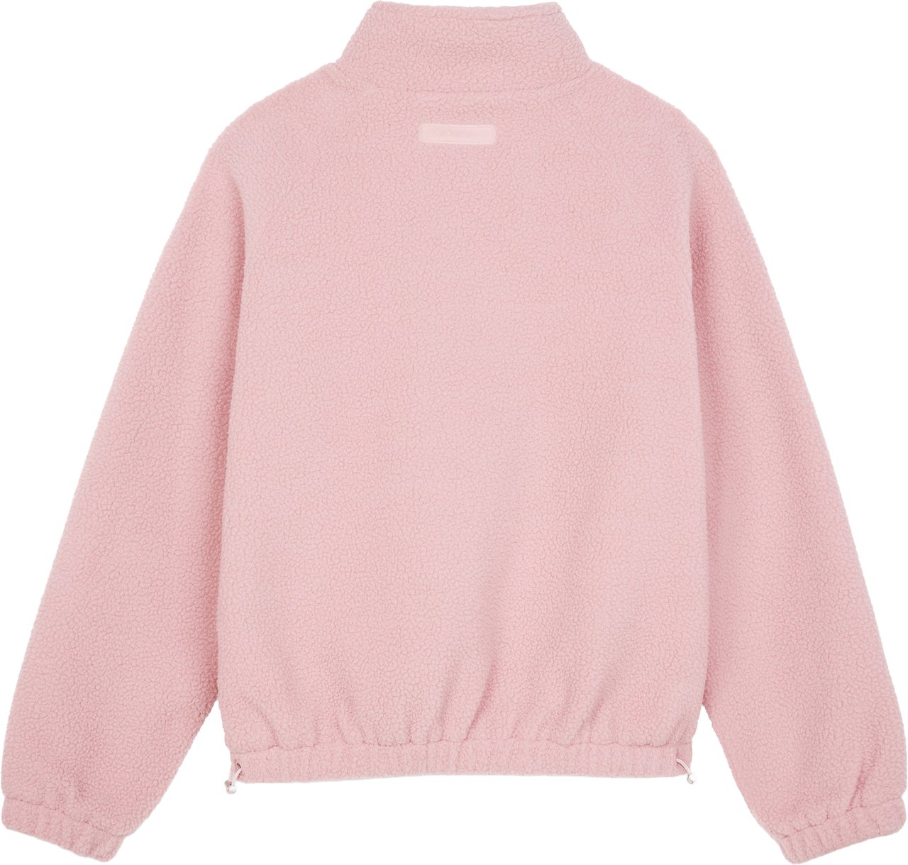 FLÂNEUR Frosted Badge Fleece Jacket | Pink Roze