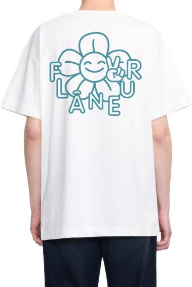 FLÂNEUR Happy Flower T-Shirt | White Wit