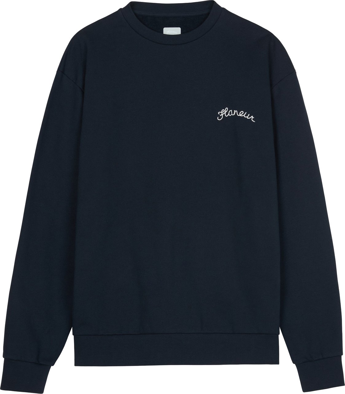 FLÂNEUR Signature Sweater | Navy Blauw