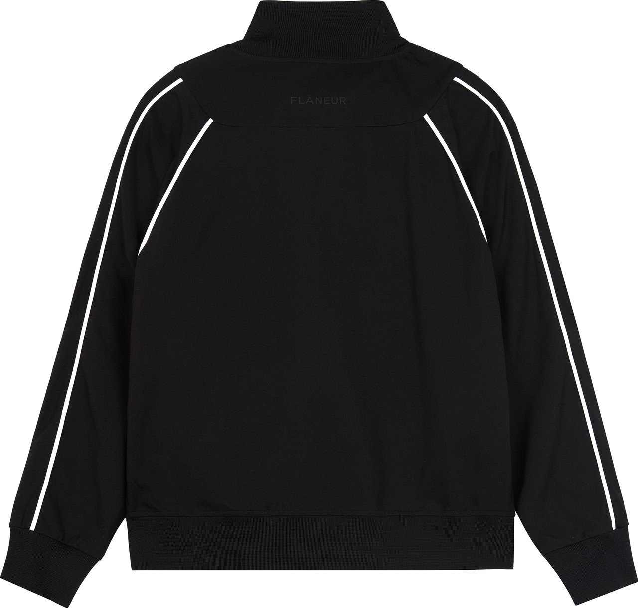 FLÂNEUR Blossom Track Jacket | Black Zwart