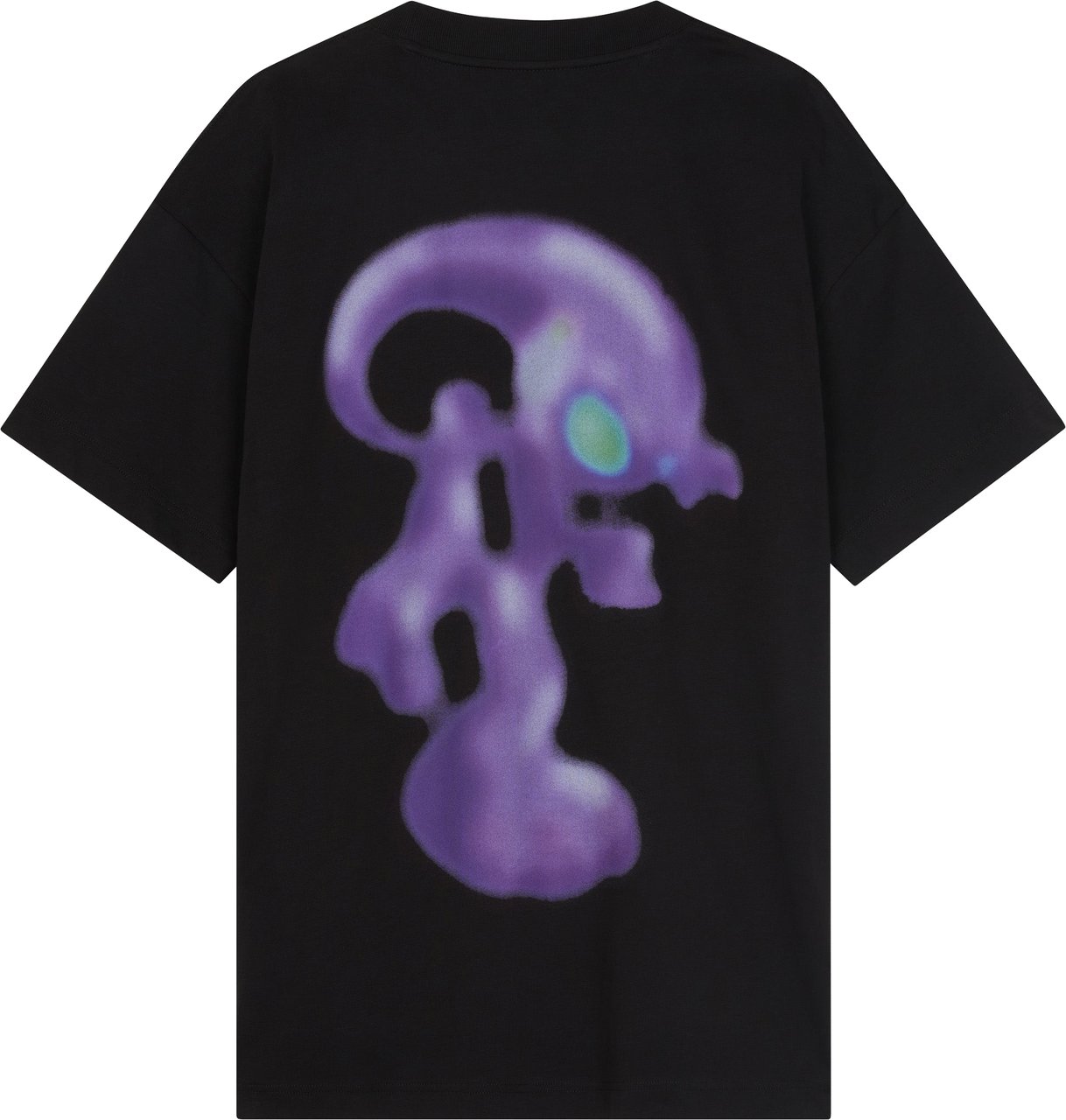 FLÂNEUR Alien T-Shirt | Black Zwart
