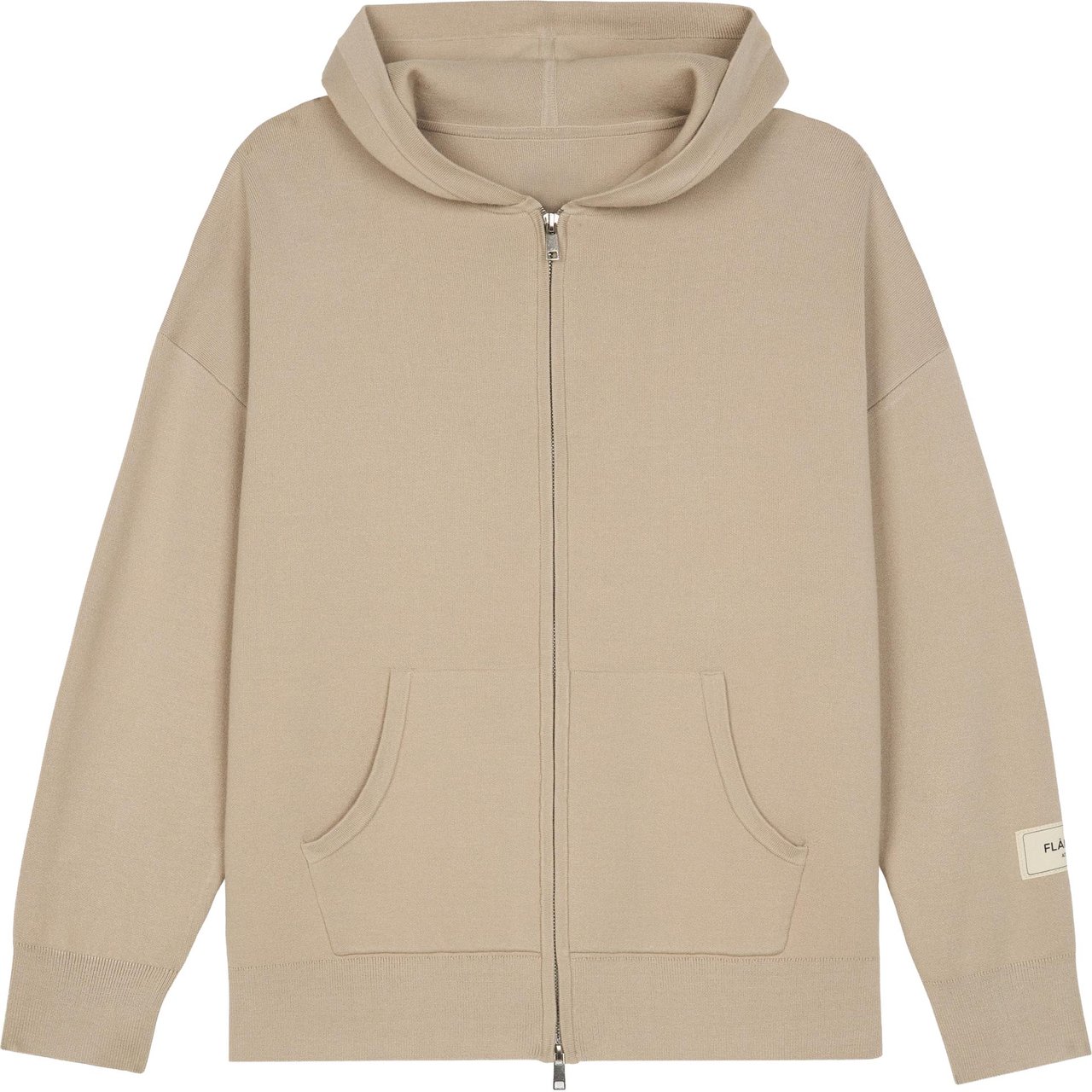FLÂNEUR Atelier Knit Zip-Up | Beige Beige