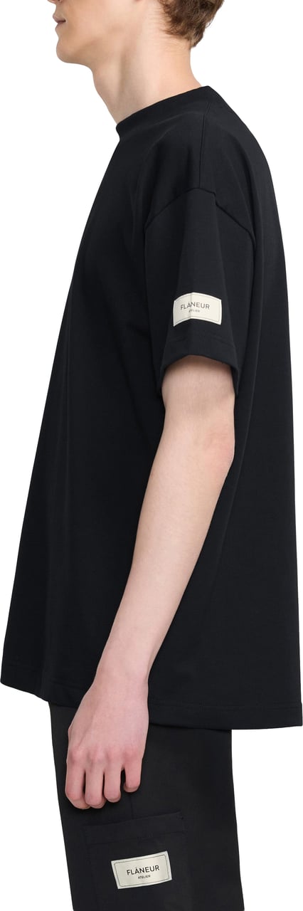 FLÂNEUR Atelier T-Shirt | Black Zwart