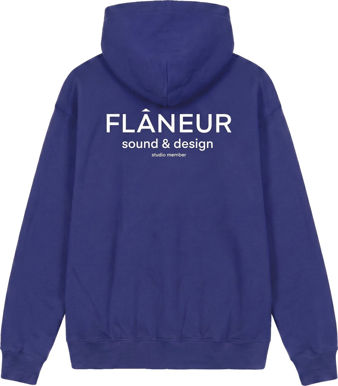 FLÂNEUR Sound & Design Studio Member Zip-Up | Blue Blauw