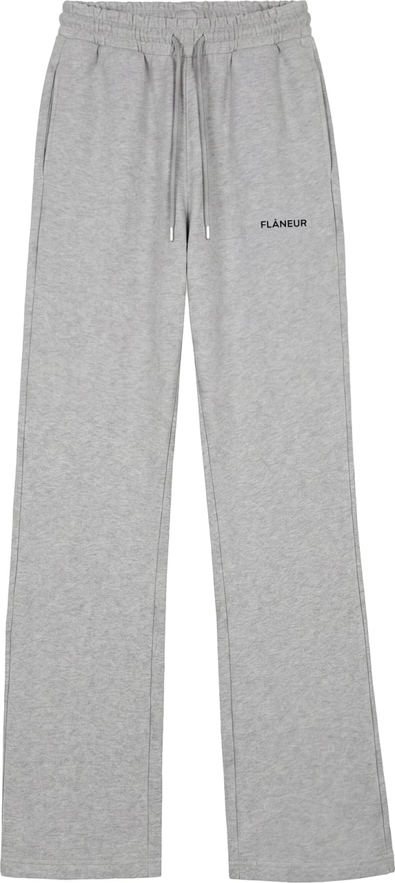 FLÂNEUR Logo Sweatpants | Heather Grey Grijs