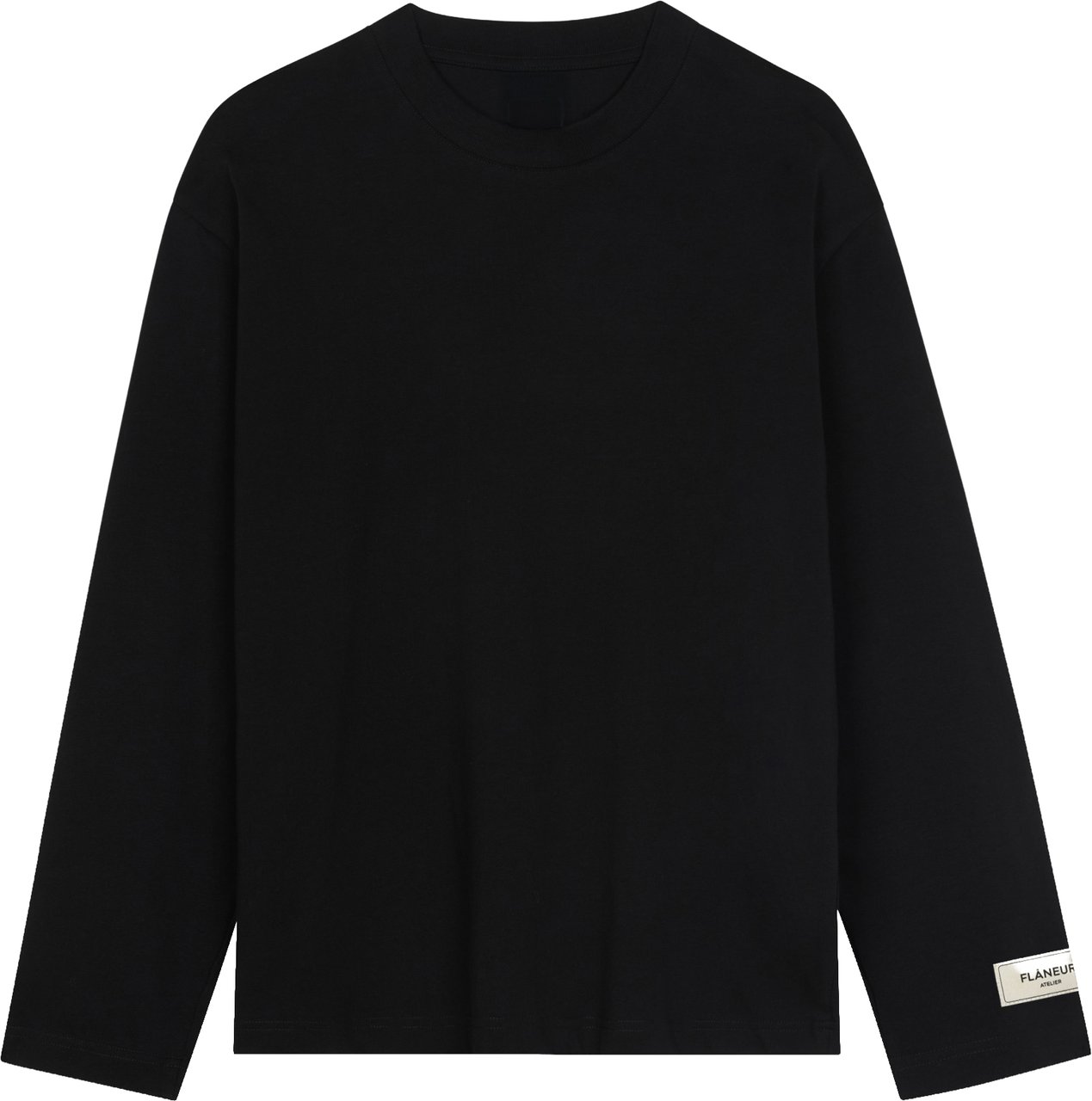 FLÂNEUR Atelier Long Sleeve | Black Zwart