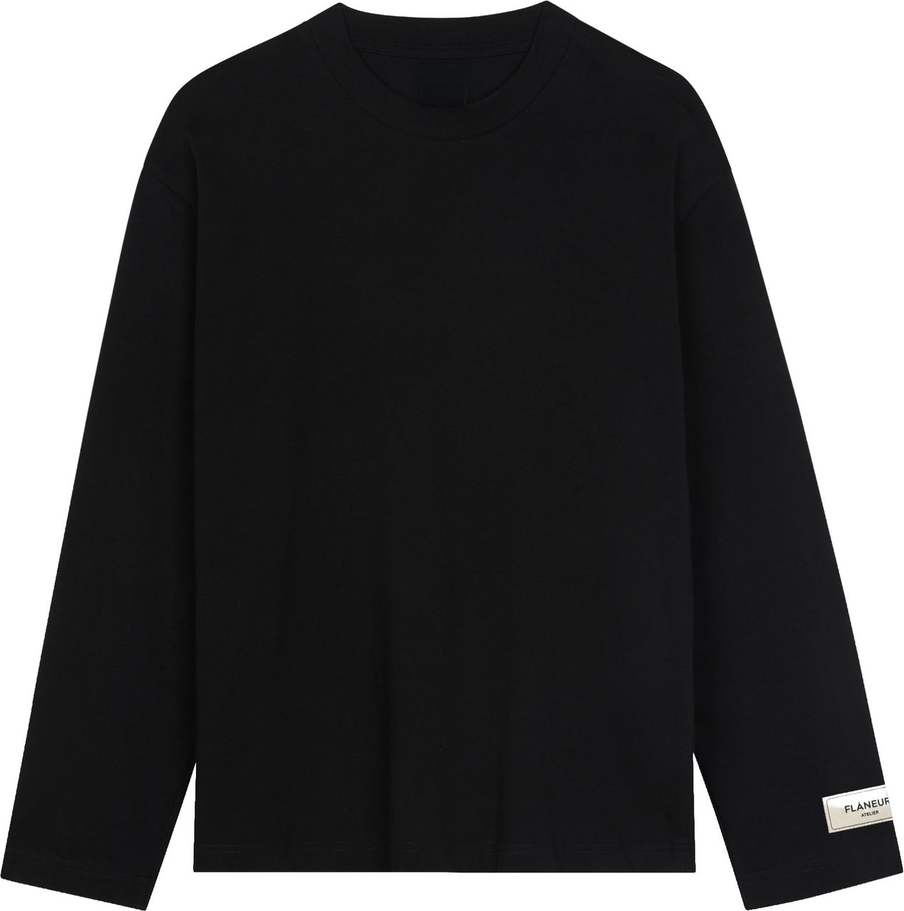 FLÂNEUR Atelier Long Sleeve | Black Zwart