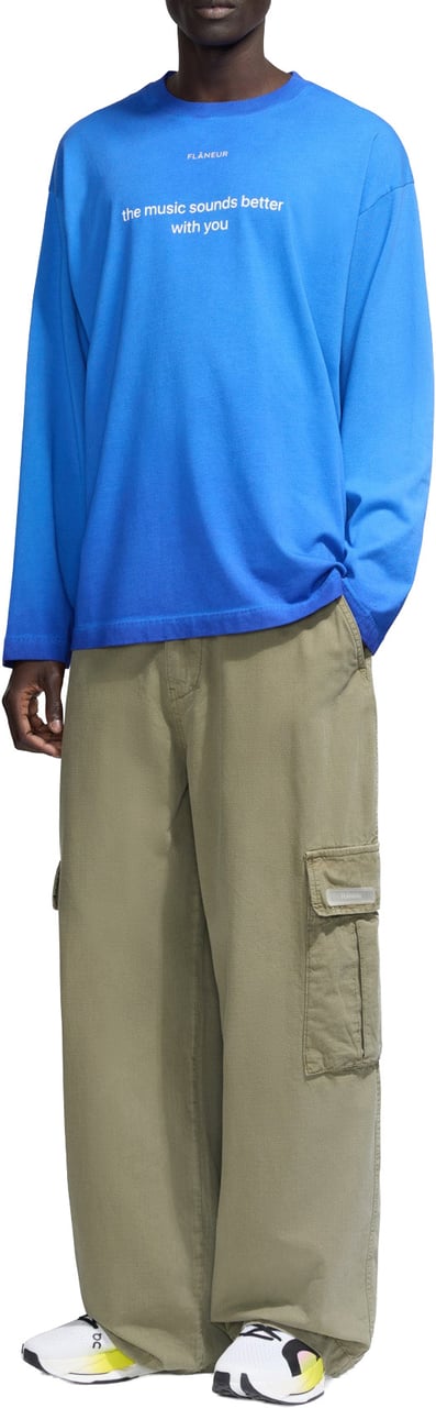 FLÂNEUR With You Long Sleeve | Blue Blauw