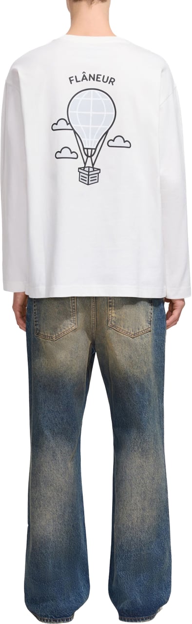 FLÂNEUR Balloon Long Sleeve | White Wit
