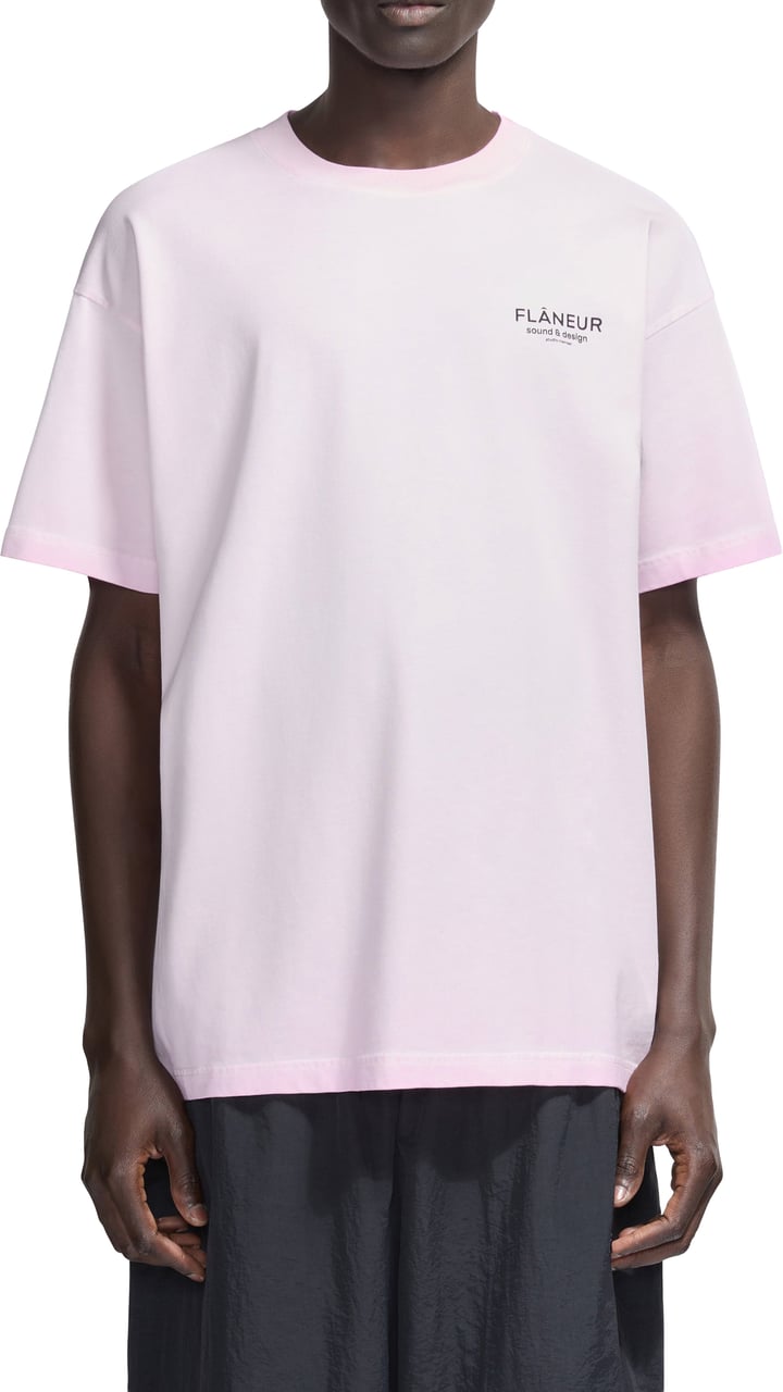 FLÂNEUR Sound & Design Studio Member T-Shirt | Washed Pink Roze