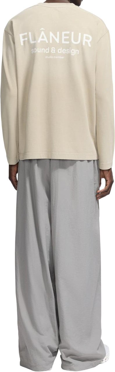 FLÂNEUR Sound & Design Studio Member Long Sleeve | Washed Beige Beige