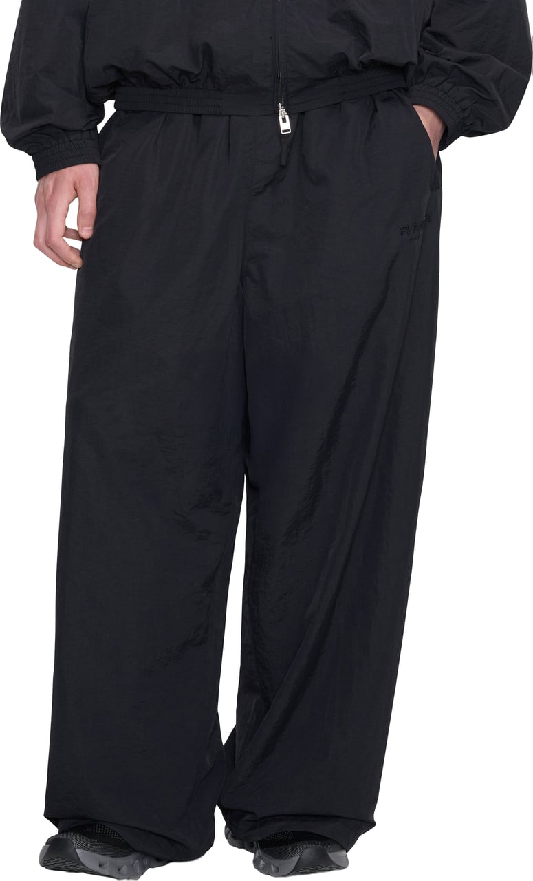 FLÂNEUR Sound & Design Track Pants | Black Zwart