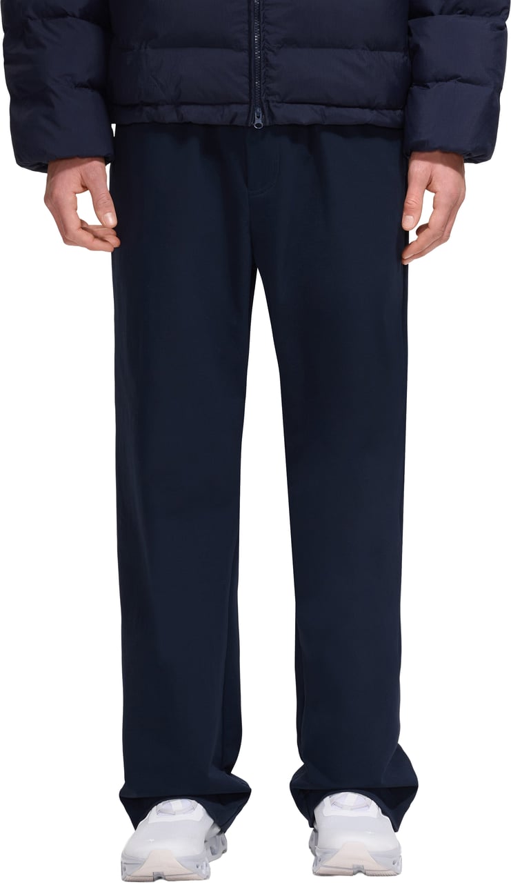 FLÂNEUR Badge Formal Tech Pants | Navy Blauw