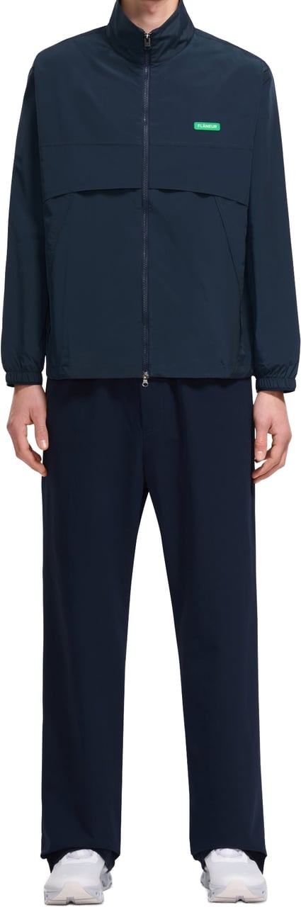 FLÂNEUR Badge Formal Tech Pants | Navy Blauw
