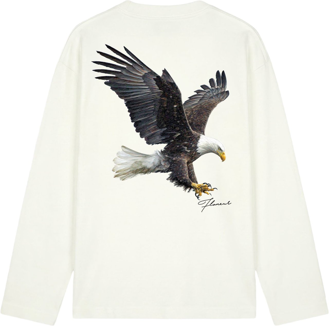 FLÂNEUR Freedom Long Sleeve | Off White Wit