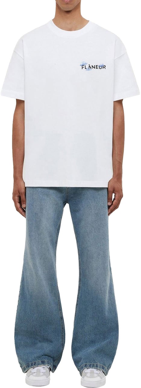FLÂNEUR Classic Aéronautique T-Shirt | White Wit