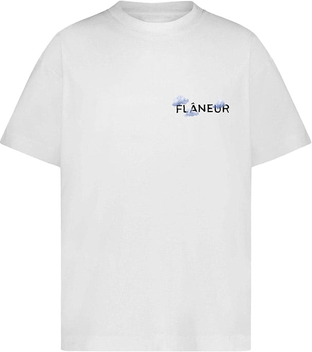 FLÂNEUR Classic Aéronautique T-Shirt | White Wit