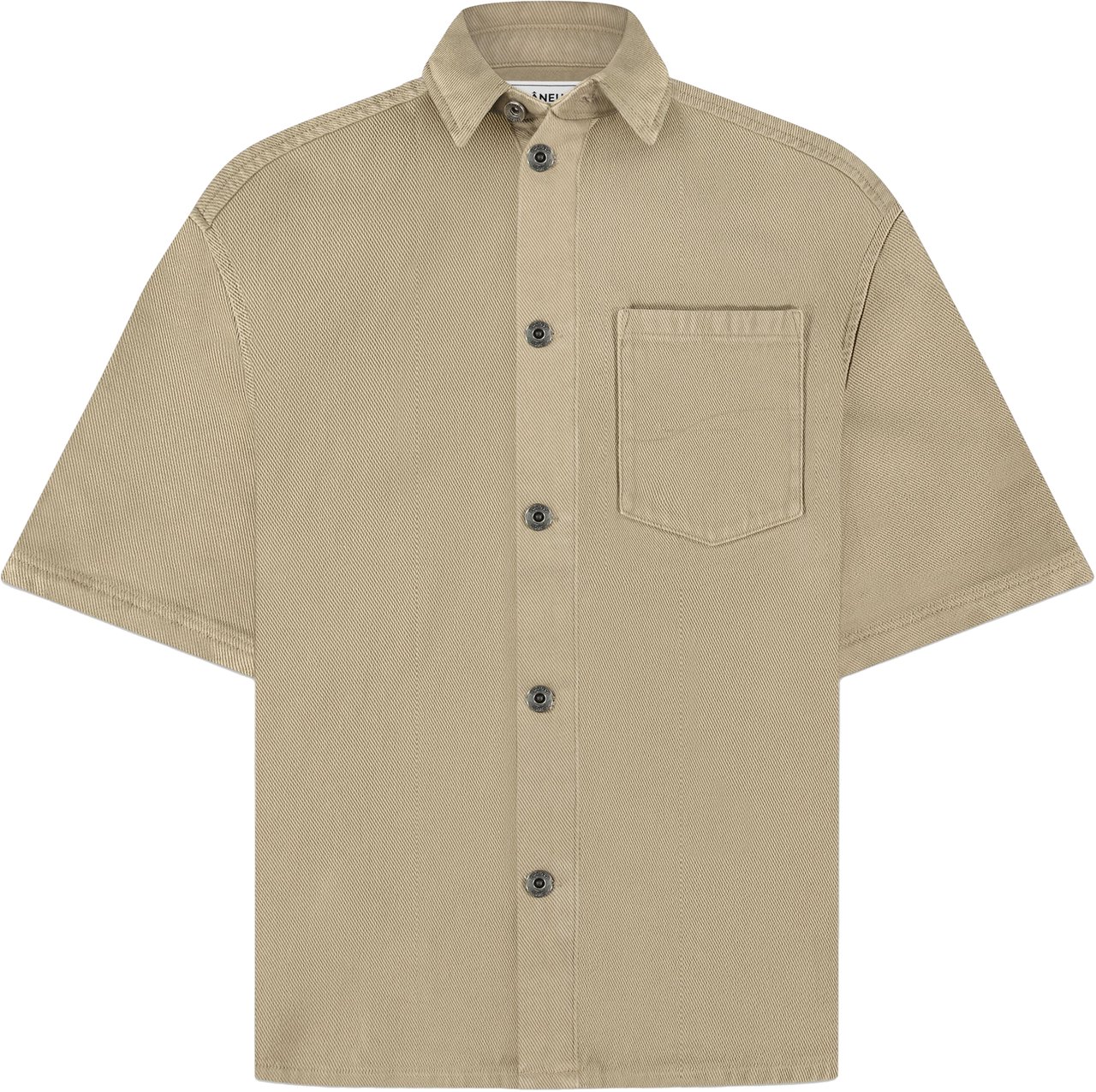 FLÂNEUR Denim Shirt | Beige Beige