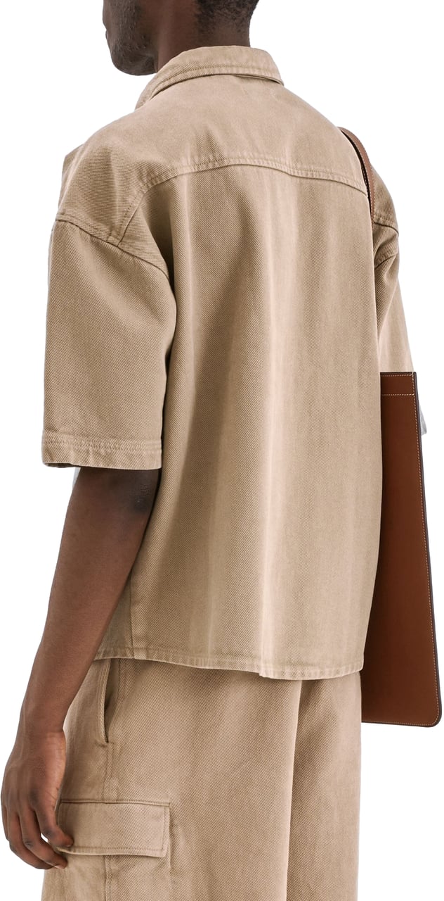 FLÂNEUR Denim Shirt | Beige Beige