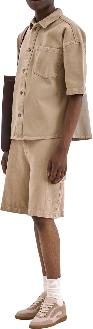 FLÂNEUR Denim Shirt | Beige Beige