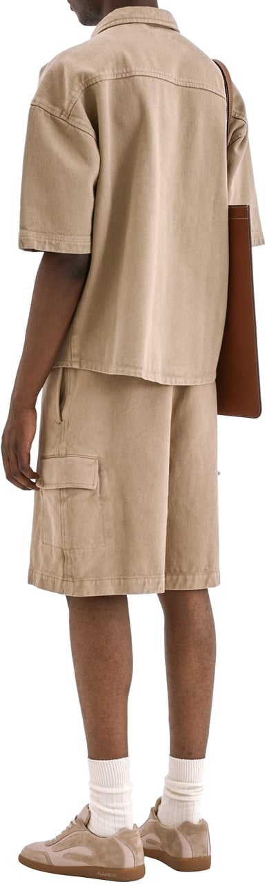 FLÂNEUR Denim Shirt | Beige Beige