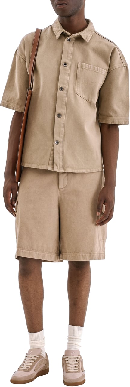 FLÂNEUR Denim Shirt | Beige Beige