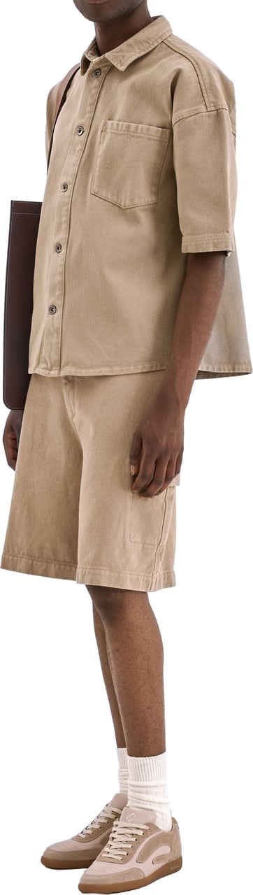 FLÂNEUR Cargo Shorts | Beige Beige