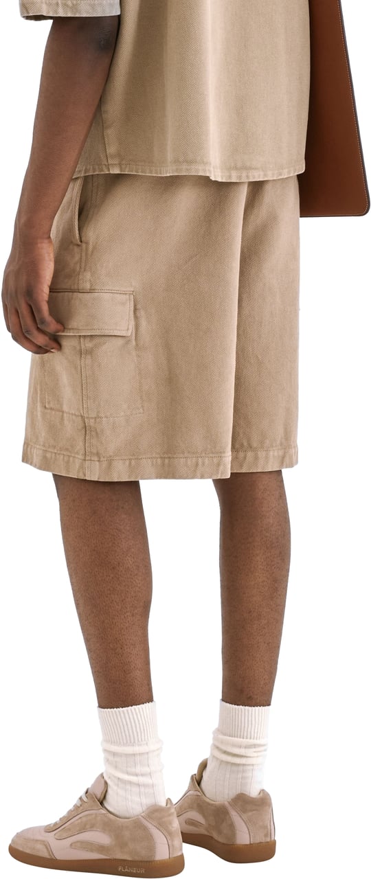 FLÂNEUR Cargo Shorts | Beige Beige