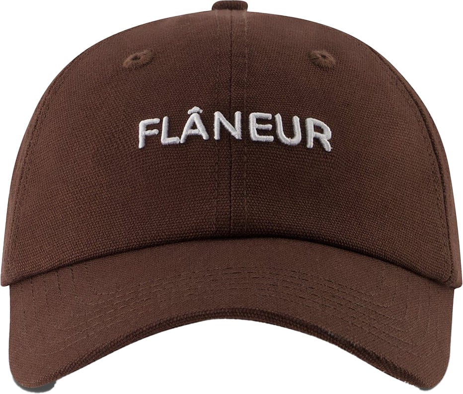 FLÂNEUR Logo Cap | Brown Bruin