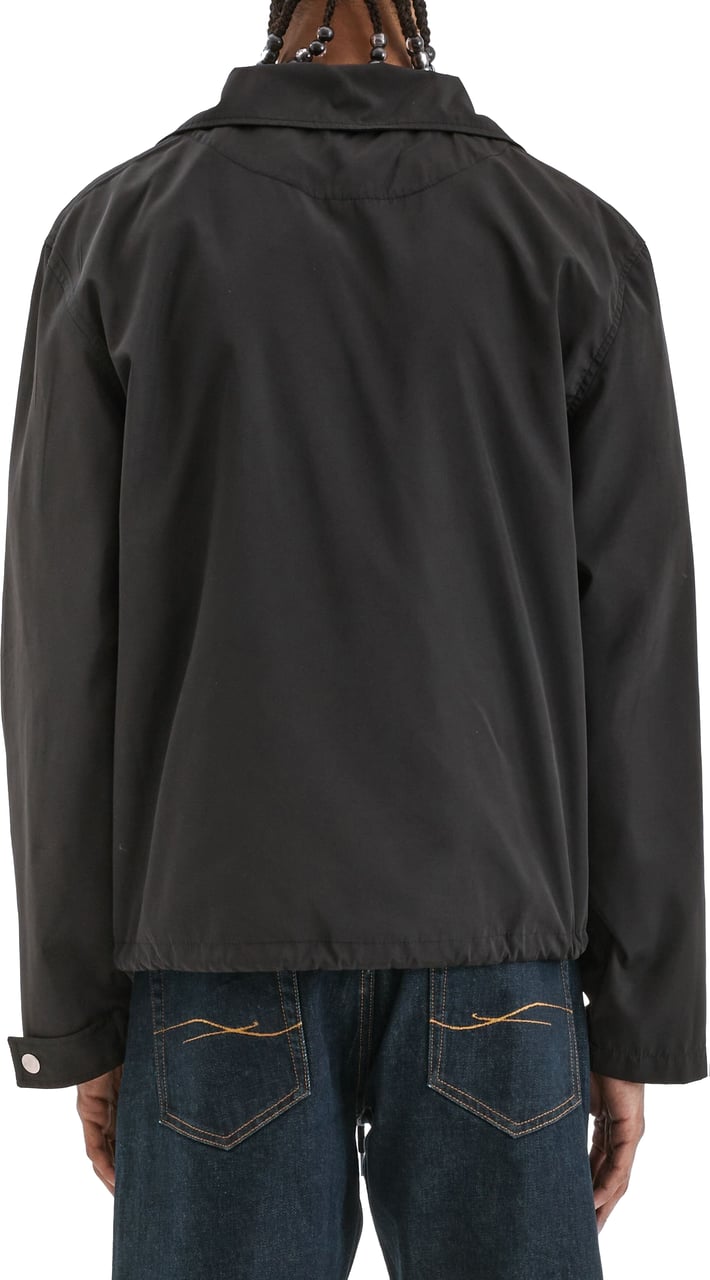FLÂNEUR Signature Coach Jacket | Black Zwart