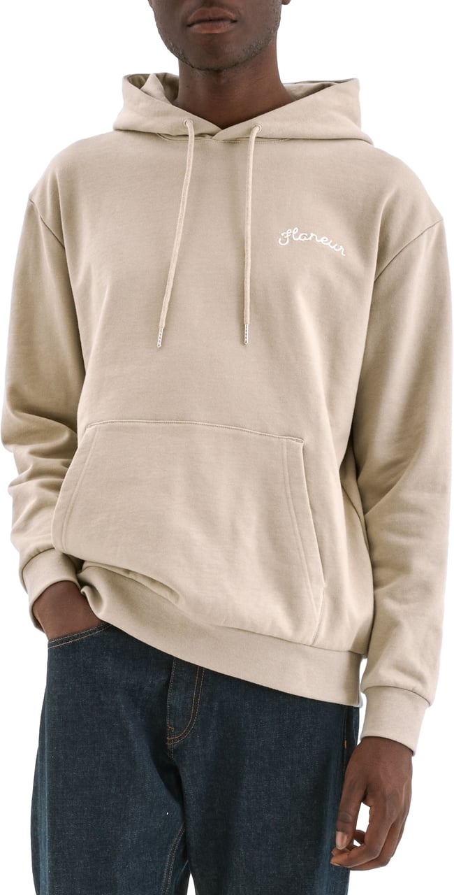 FLÂNEUR Signature Hoodie | Beige Beige