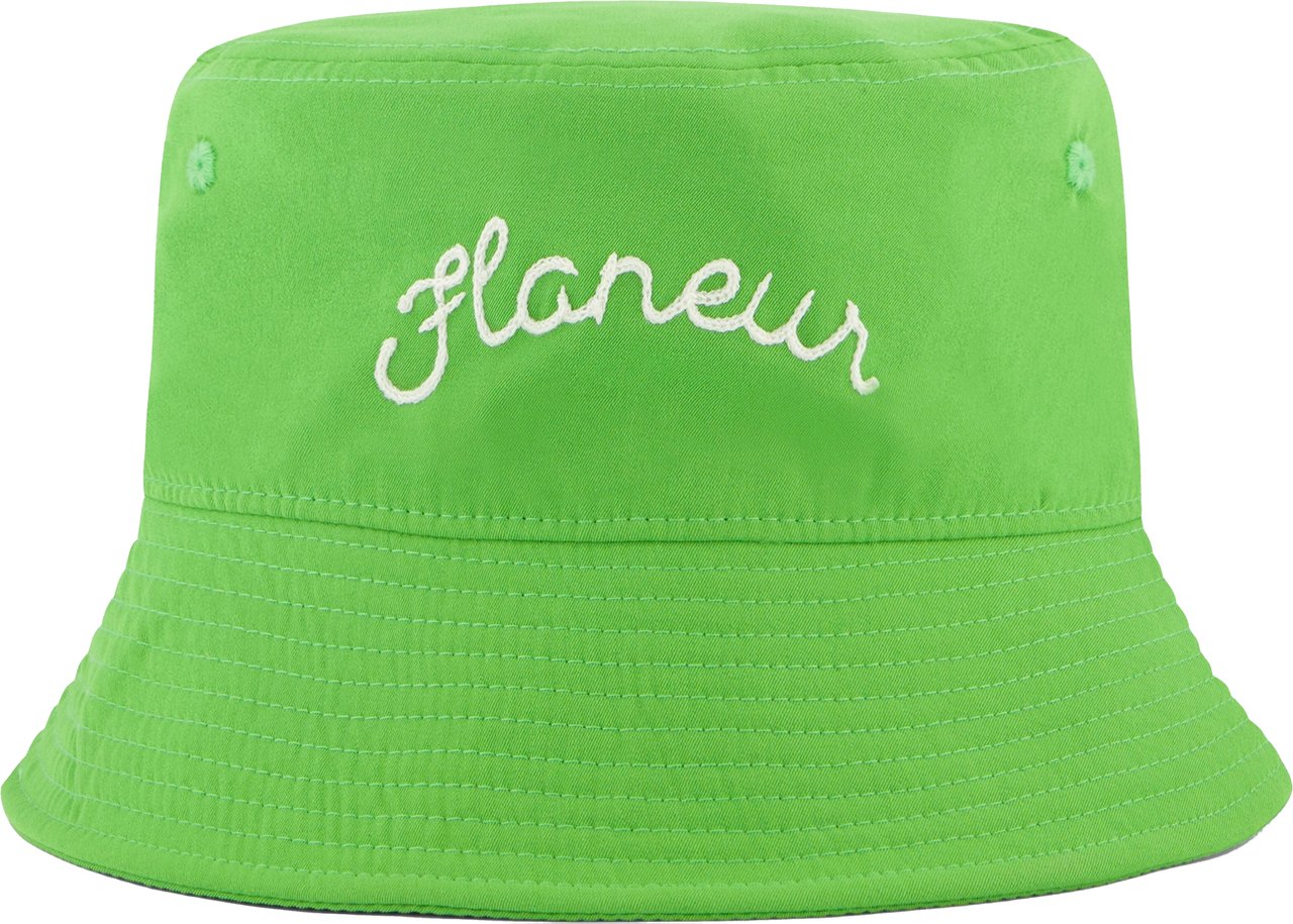 FLÂNEUR Signature Bucket Hat | Green Groen