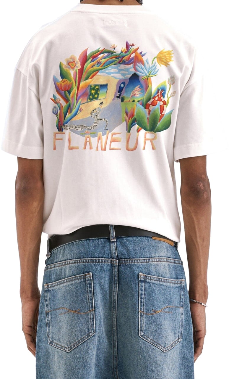FLÂNEUR Passage of Time T-Shirt | White Wit