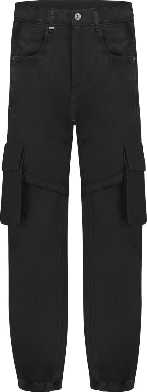 FLÂNEUR Cargo Trousers | Black Zwart