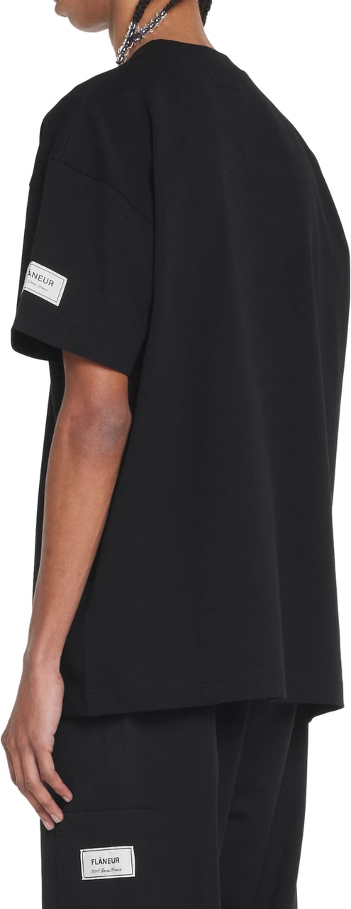 FLÂNEUR Atelier T-Shirt | Black Zwart