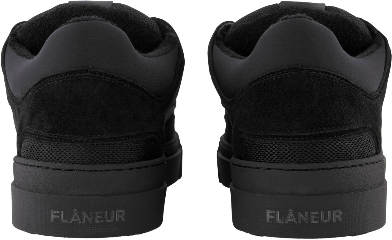 FLÂNEUR Avenue Sneaker | Black Zwart