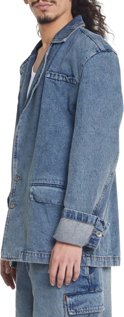 FLÂNEUR Denim Blazer | New Indigo Blauw