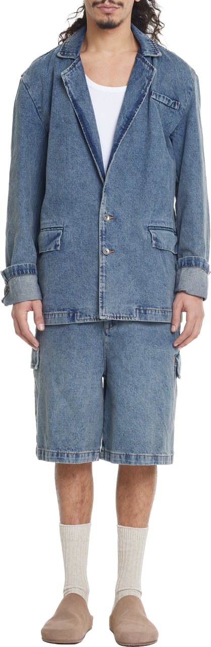 FLÂNEUR Denim Blazer | New Indigo Blauw