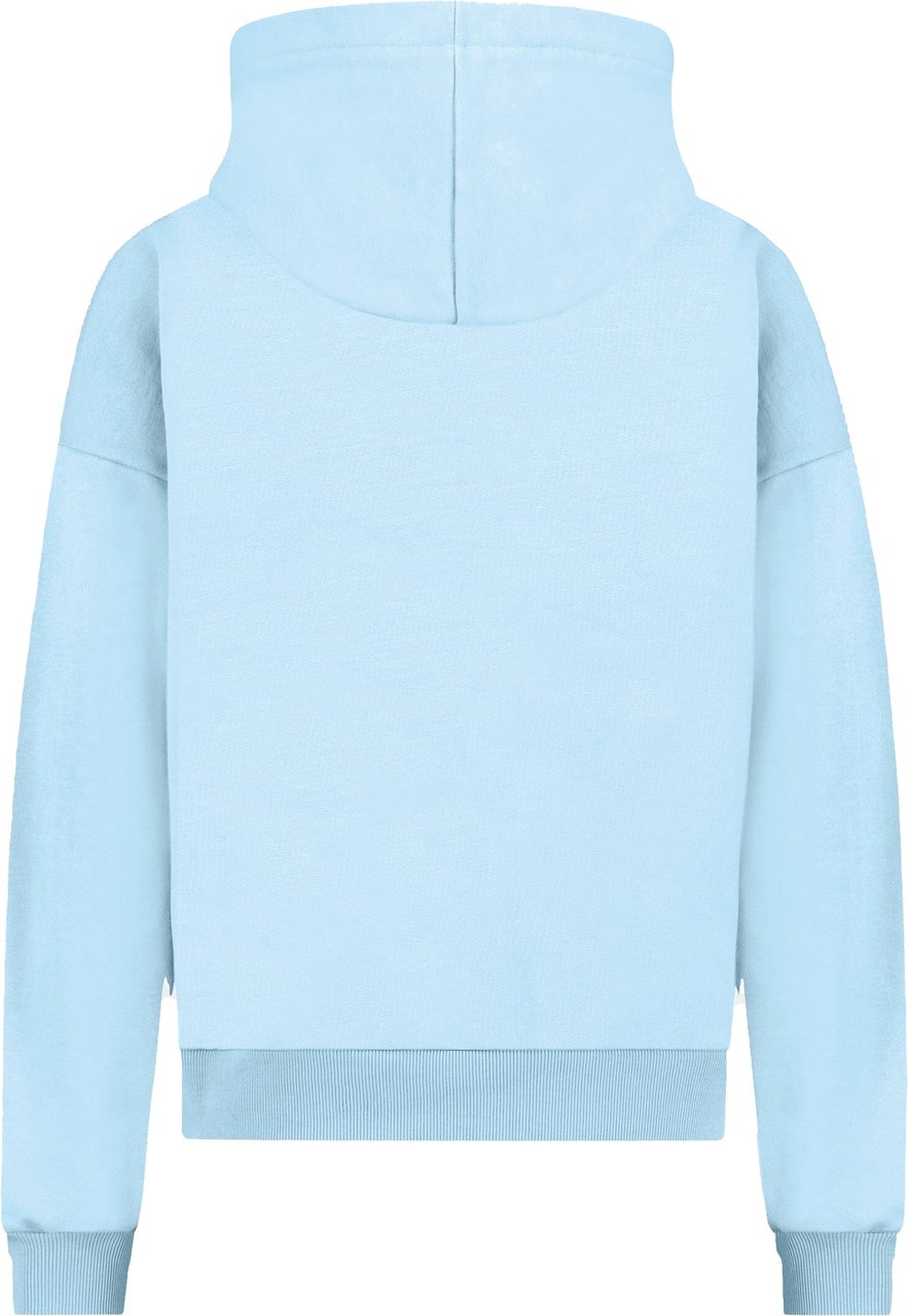 FLÂNEUR Essential Logo Hoodie | Blue Blauw