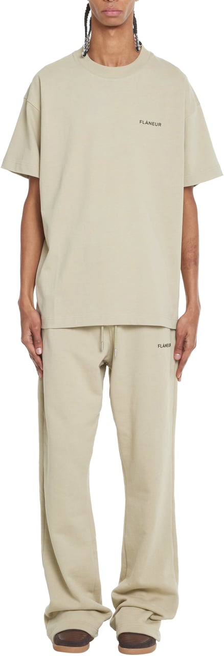 FLÂNEUR Logo T-Shirt | Beige Beige