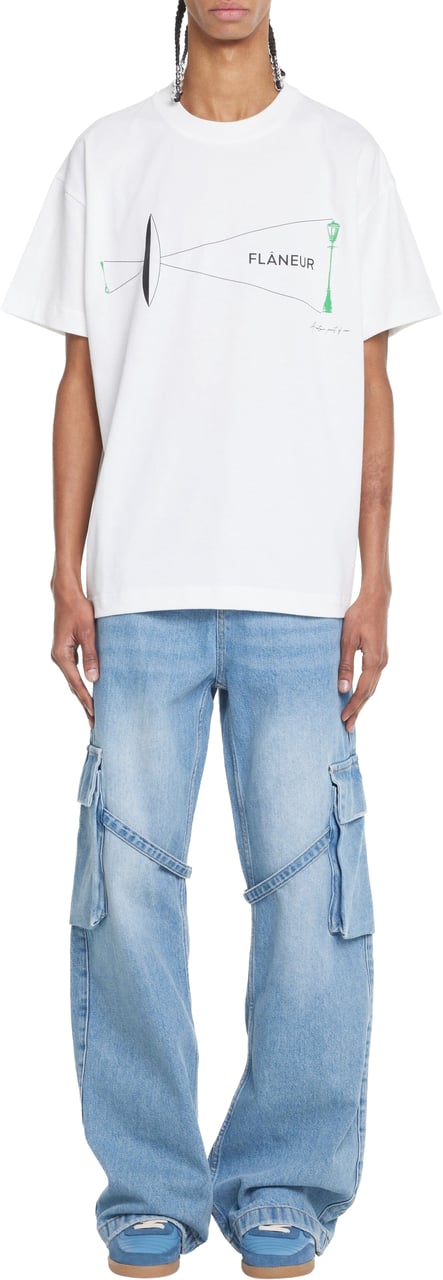 FLÂNEUR Magnifier T-shirt | White Wit
