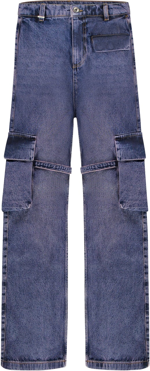 FLÂNEUR Phone Pocket Cargo Pants | Violet Wash Paars