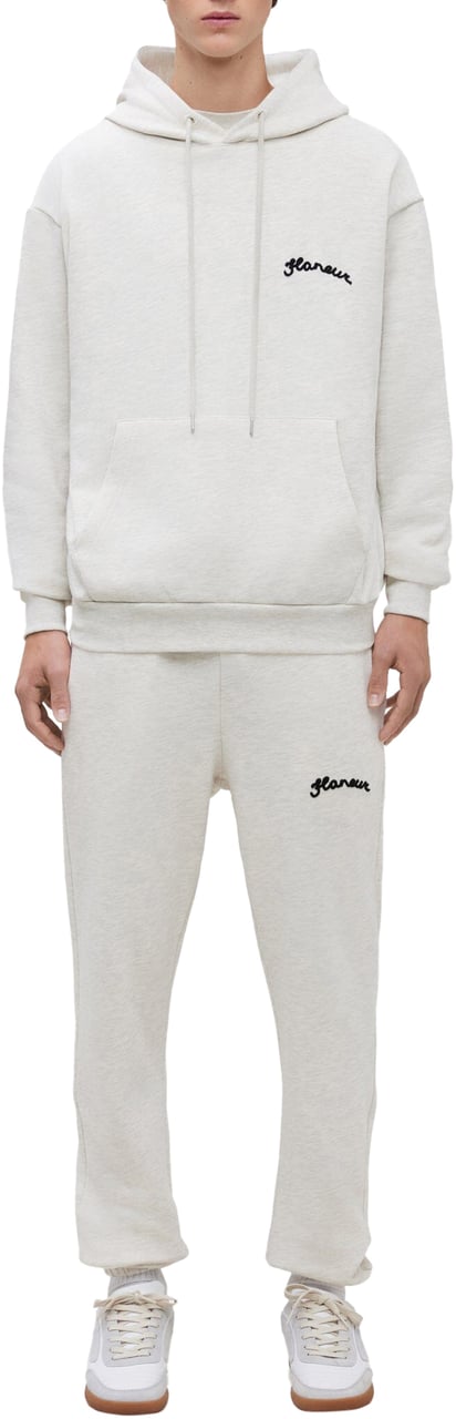 FLÂNEUR Signature Hoodie | Heather Cool Grey Grijs