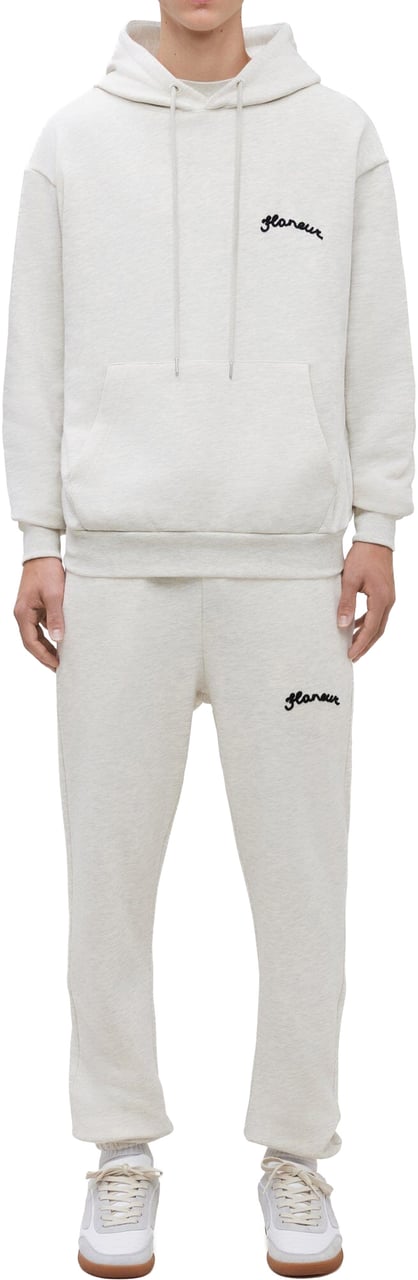 FLÂNEUR Signature Hoodie | Heather Grey Grijs