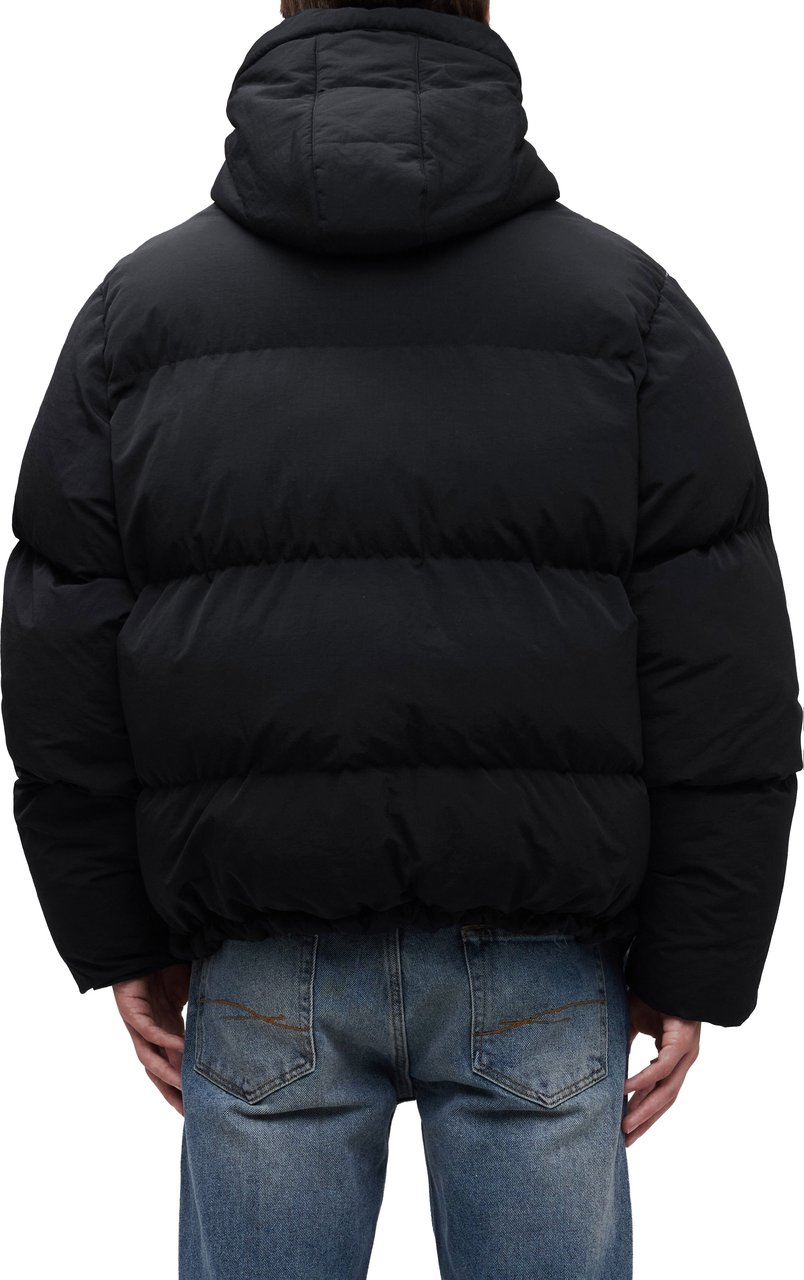 FLÂNEUR Signature Puffer Jacket | Black Zwart