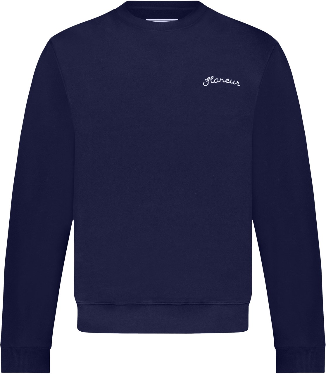 FLÂNEUR Signature Sweater | Navy Blauw