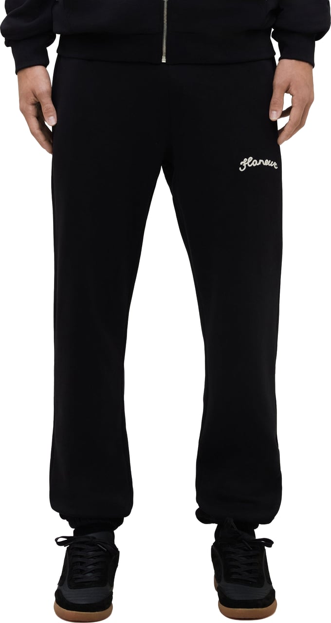 FLÂNEUR Signature Sweatpants | Black Zwart