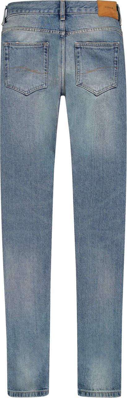 FLÂNEUR Slim Jeans | Vintage Blue Blauw