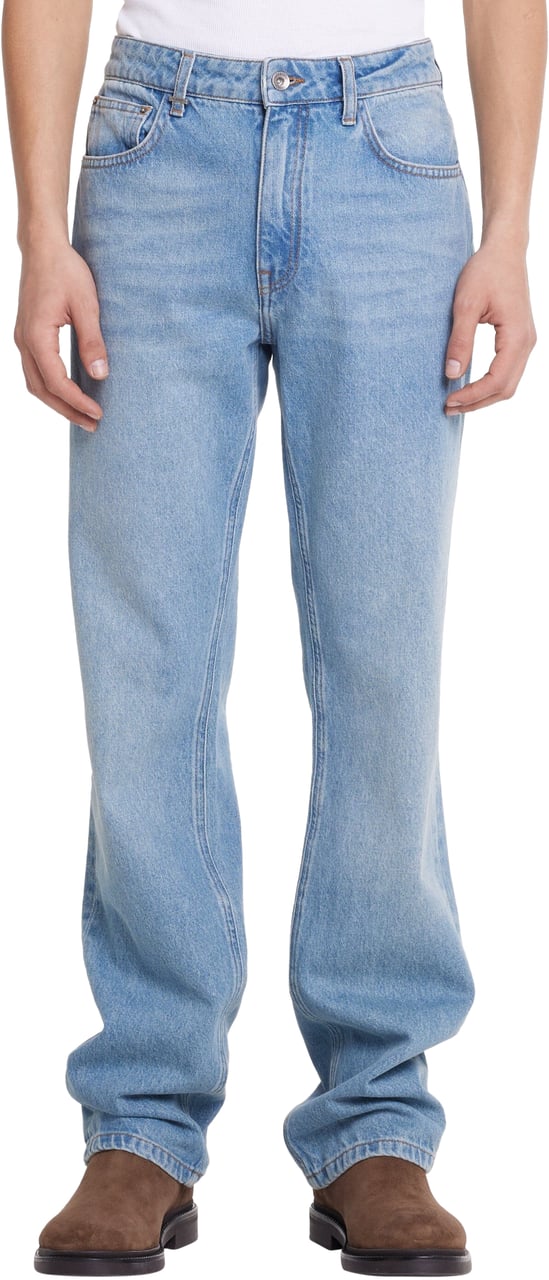 FLÂNEUR Straight Jeans | Blue Blauw