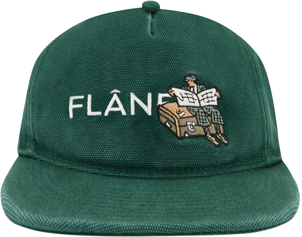 FLÂNEUR Traveler Cap | Green Groen